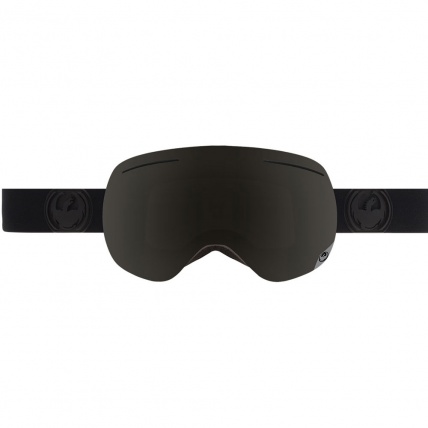 X1 Knightrider Dark Smoke 3 Lens Snow Goggles front