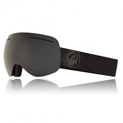 X1 Knightrider Dark Smoke 3 Lens Snow Goggles side