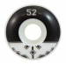 Fracture Uni Pro Skateboard Wheels 52mm Black