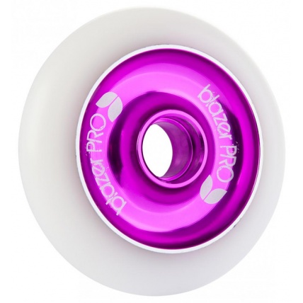 Blazer Scooter Wheel Aluminium Core 100mm White Purple