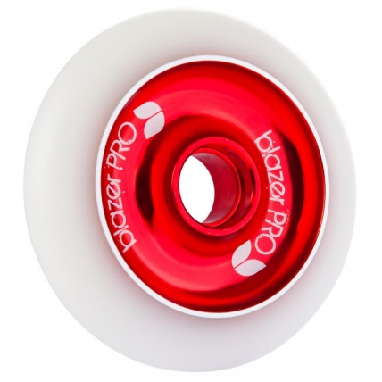 Blazer Scooter Wheel Aluminium Core 100mm White Red