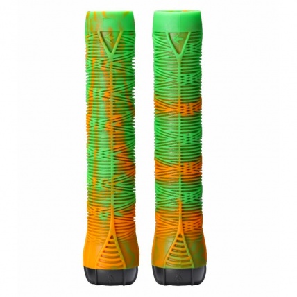 Blunt V2 Flangeless Scooter Hand Grips Green Orange