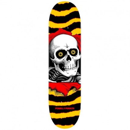 Powell Peralta One Off Ripper Skateboard Deck Yellow 7in
