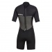 Mystic Brand 3/2 Womens Summer Shorty Wetsuit Black back