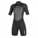 Mystic Brand 3/2 Womens Summer Shorty Wetsuit Black front