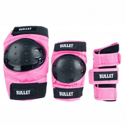 Bullet Combo Kids skateboard Wrist Guard, Knee and Elbow Pads Set