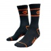 District Scooters Socks in Black and Orange