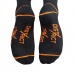 District Scooters Socks in Black and Orange