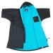 Dryrobe Advance Short Sleeve Changing Robe Black and Blue