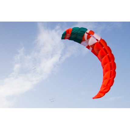 Cross Kites Quattro Four Line Power Kite in use