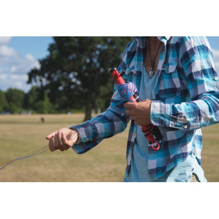 Cross Kites Quattro Four Line Power Kite in use