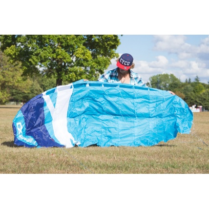 Cross Kites Quattro Four Line Power Kite in use held out