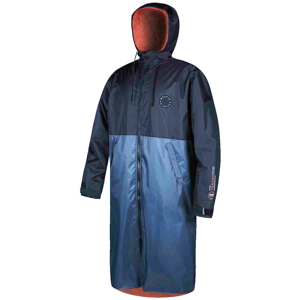 Mystic Poncho Deluxe Explore in Black  Rusty Red Lining