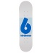 Birdhouse 8.125in Block Logo Deck in Blue and White
