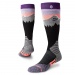 Womans Park White Caps Snowboard Socks