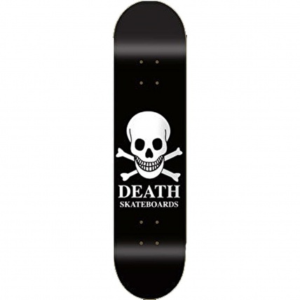 Death Skateboards Logo Skateboard Black