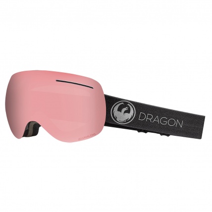 Dragon X1 Echo PH Photochromic Light Rose Snow Goggles