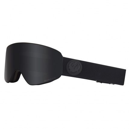 Dragon PXV Knight Rider Black Lumalens Snow Goggles rendering