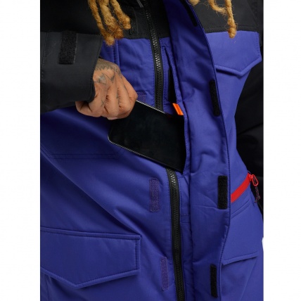 Burton Covert Royal Blue True Black Mens Snowboard Jacket thermo media pocket