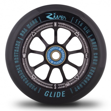 River Glide Kevin Austin 110mm Scooter Wheel Black