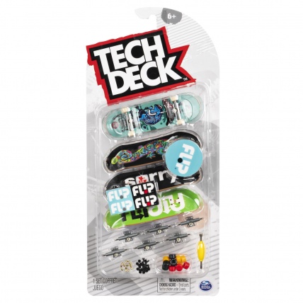 Tech Deck Ultra DLX 4 pack Fingerboard Complete Setups M26 Flip