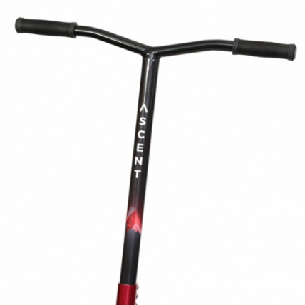 Ascent Dirt Scooter Red Fade Complete Bars