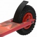 Ascent Dirt Scooter Red Fade Complete Back Wheel