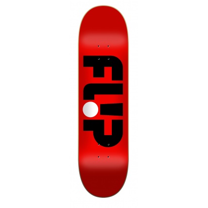 Flip Odyssey Logo Red 8.0 Skateboard Deck