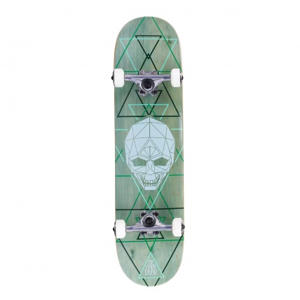 Enuff Geo Skull Complete Skateboard 8 Inch Green