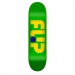 Flip Odyssey Logo Green 7.88 Skateboard Deck
