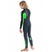 C-Skins Junior Element 3:2 Steamer Unisex Wetsuit Graphite Flo Green