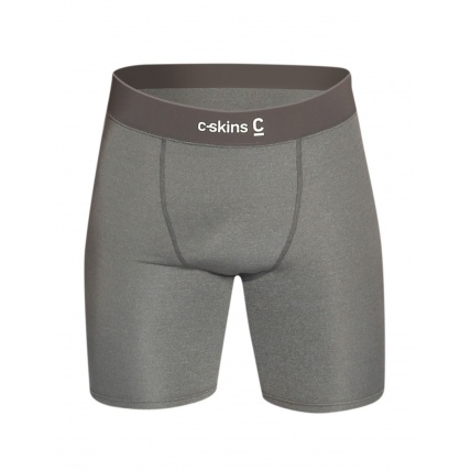 C-Skins Mens Under Shorts Heather Grey Front