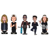 Figz Collection - Rider Stickers - Various Riders