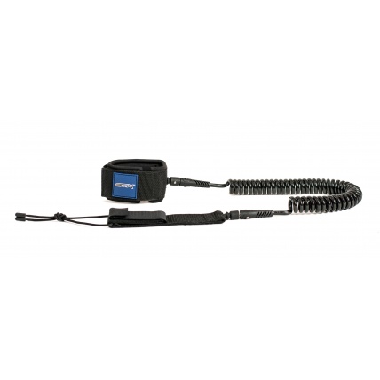 STX SUP Coiled Leash Black 10ft