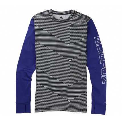 Burton Midweight Base Layer Crew Spun Out Royal Blue