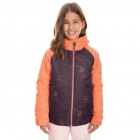 686 - Girls Speckle Blackberry Blanket Snow Jacket