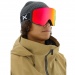 Anon Sync Black Snowboard Goggle Red Sonar Lens model