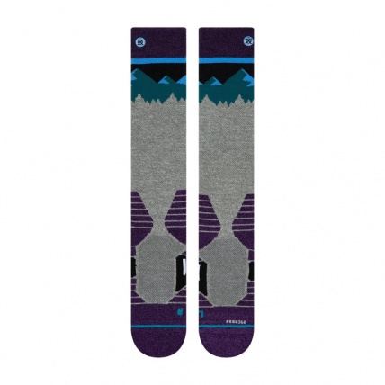 Ridge Line Merino Wool Blend Mens Snow Socks