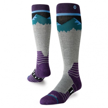 Ridge Line Merino Wool Blend Mens Snow Socks