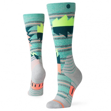 Oscillate Merino Wool Blend Womens Snow Socks