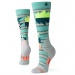 Oscillate Merino Wool Blend Womens Snow Socks