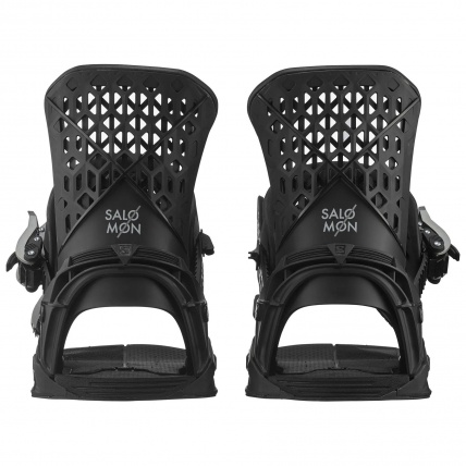 Salomon Highlander Black Snowboard Bindings