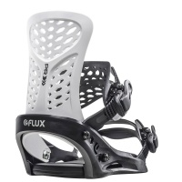 Flux - PR White Black Snowboard Bindings