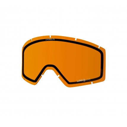 Dragon DX3 Blackout Luma Lens Dark Smoke Snow Goggles spare amber lens