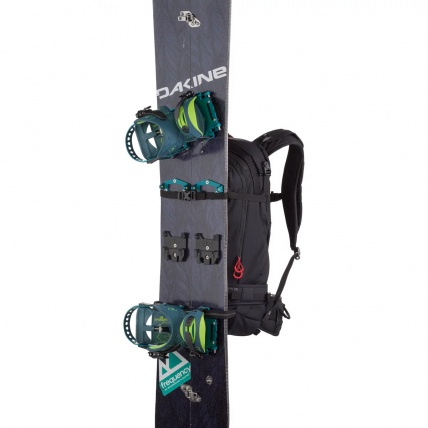 Dakine Poacher 36L Dark Slate R.A.S. Airbag Compatible Backpack vertical snowboard carry