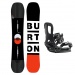 Burton Custom FV Mens All Mountain Snowboard Package