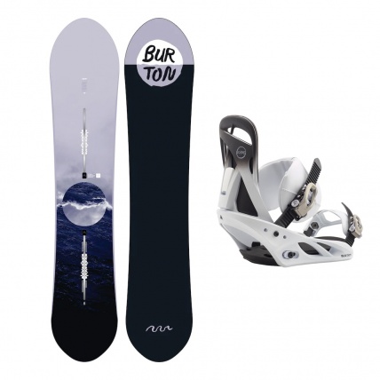 Burton Day Trader Womens All Mountain Powder Package