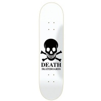 Death - Black Skull Logo Skateboard Deck