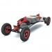 Trampa Pro Spur Drive Electric Mountainboard Red Black