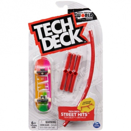 Tech Deck Street Hits Board and Obstacle